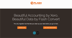 Desktop Screenshot of flashconvert.com